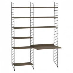 Regalsysteme^String Arbeitsplatzkombination 140x200x30cm