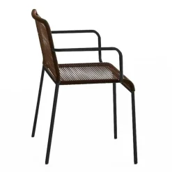 Stühle|Gartenstühle^Lapalma Aria S43 Armlehnstuhl Gestell schwarz stapelbar