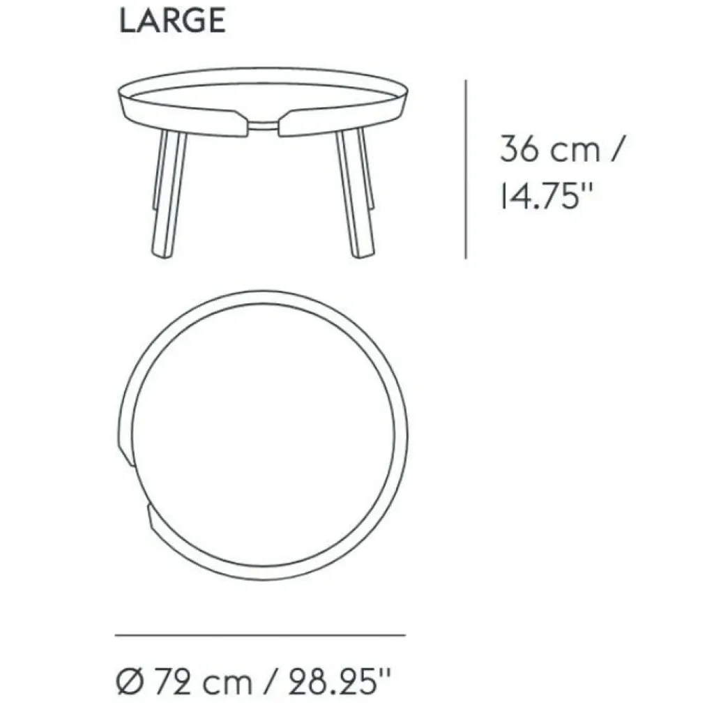 Beistelltische^Muuto Around Beistelltisch groß