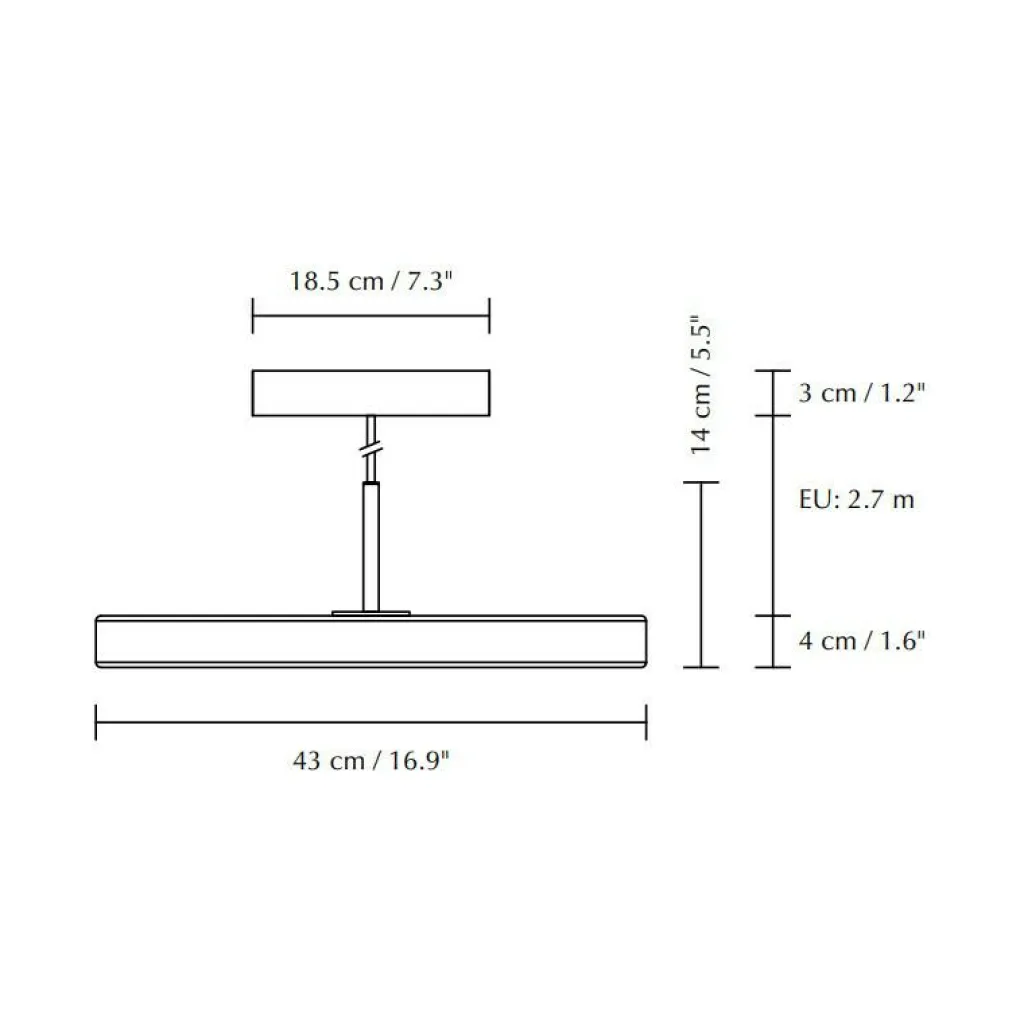 Pendelleuchten^Umage Asteria LED Pendelleuchte Messing