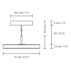 Pendelleuchten^Umage Asteria Mini LED Pendelleuchte Messing