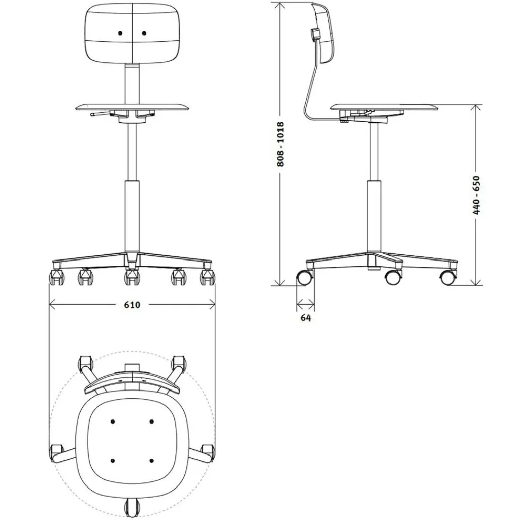 Bürostühle^Embru Atelier Modell 2100 Bürostuhl
