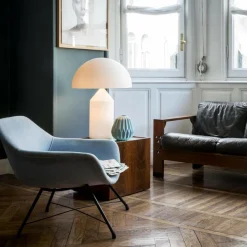 Leuchten-Zubehör^Oluce Atollo Ersatzschirm weiß