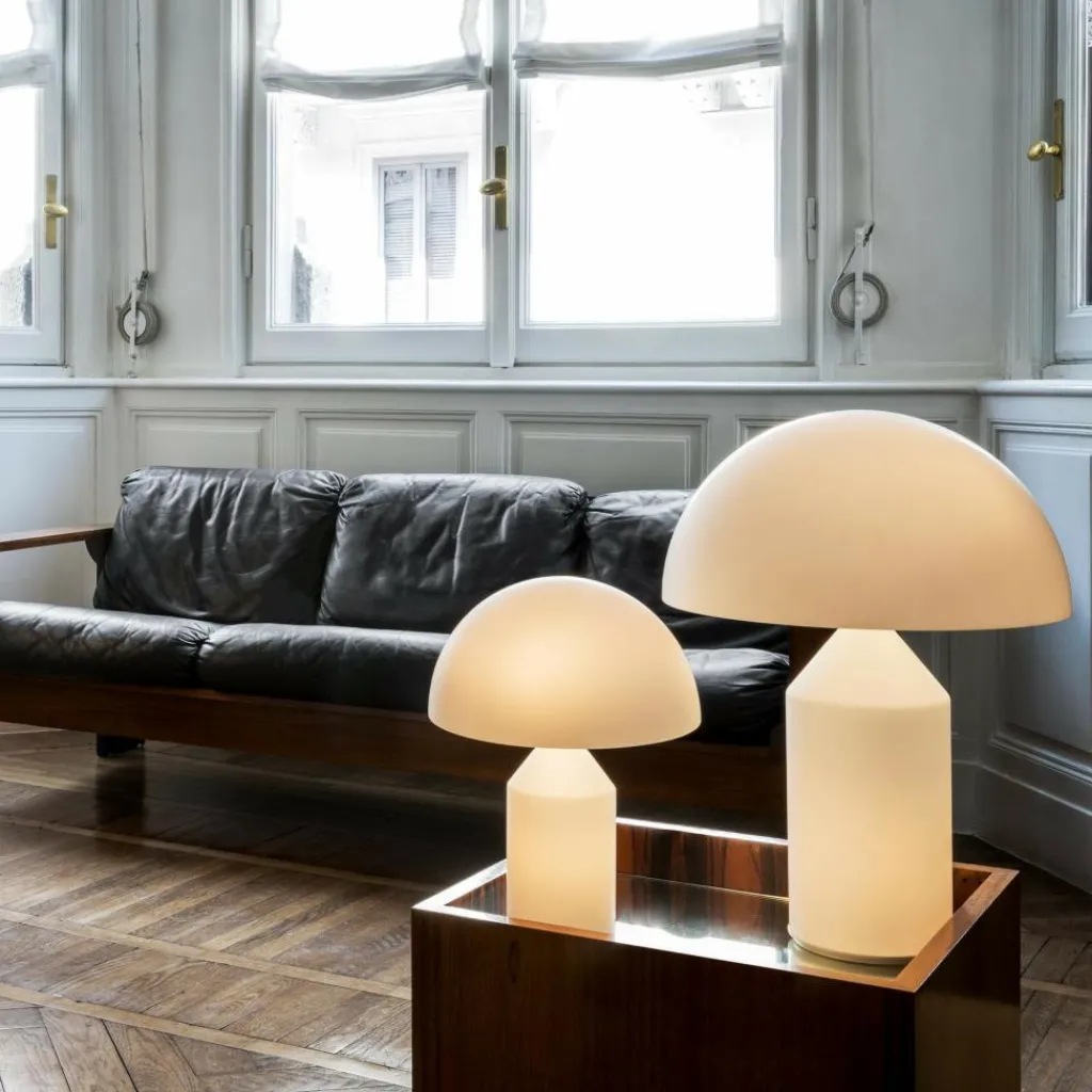 Leuchten-Zubehör^Oluce Atollo Ersatzschirm weiß