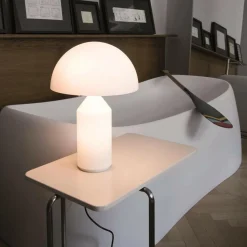 Oluce Atollo Tischleuchte Glas weiß| Tischleuchten|Nachttischleuchten