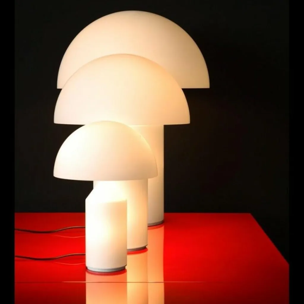 Oluce Atollo Tischleuchte Glas weiß| Tischleuchten|Nachttischleuchten