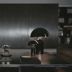 Oluce Atollo Tischleuchte schwarz| Tischleuchten|Nachttischleuchten