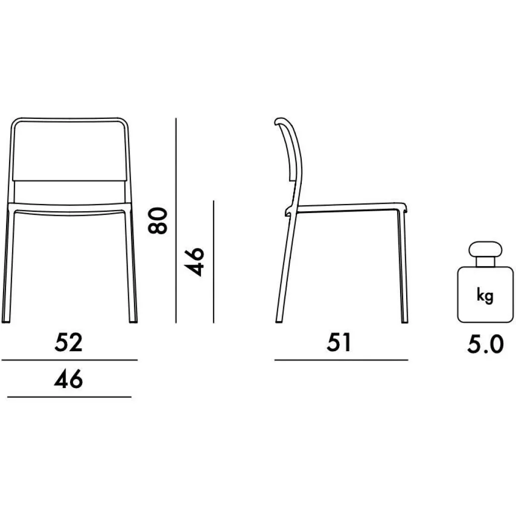 Stühle|Gartenstühle^Kartell Audrey Gartenstuhl