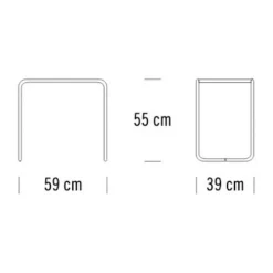 Thonet B 9 Beistelltisch Glas| Beistelltische