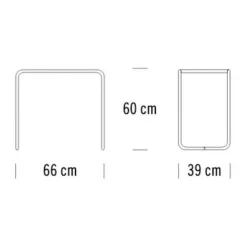 Thonet B 9 Beistelltisch Glas| Beistelltische