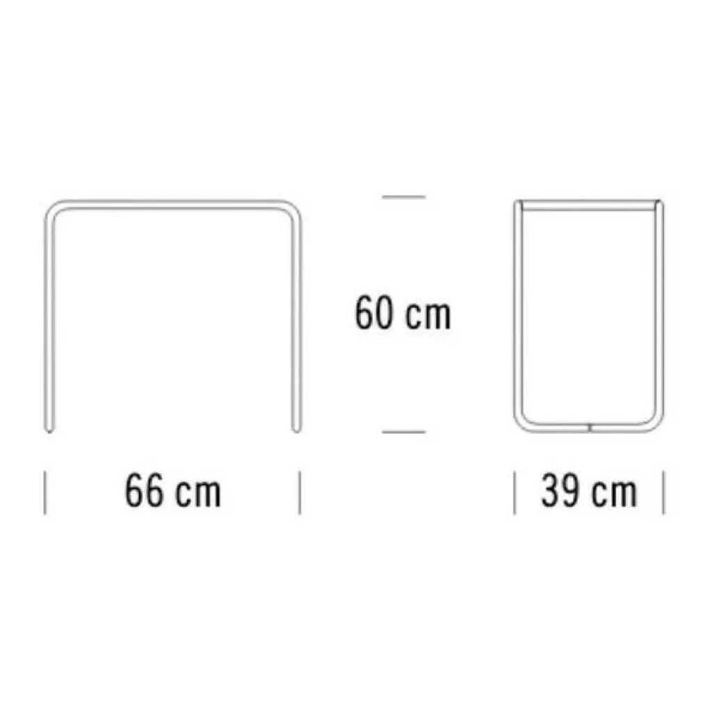 Thonet B 9 Beistelltisch Glas| Beistelltische