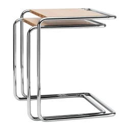 Thonet B 97 Pure Materials Beistelltisch 2er Set Eiche| Tische