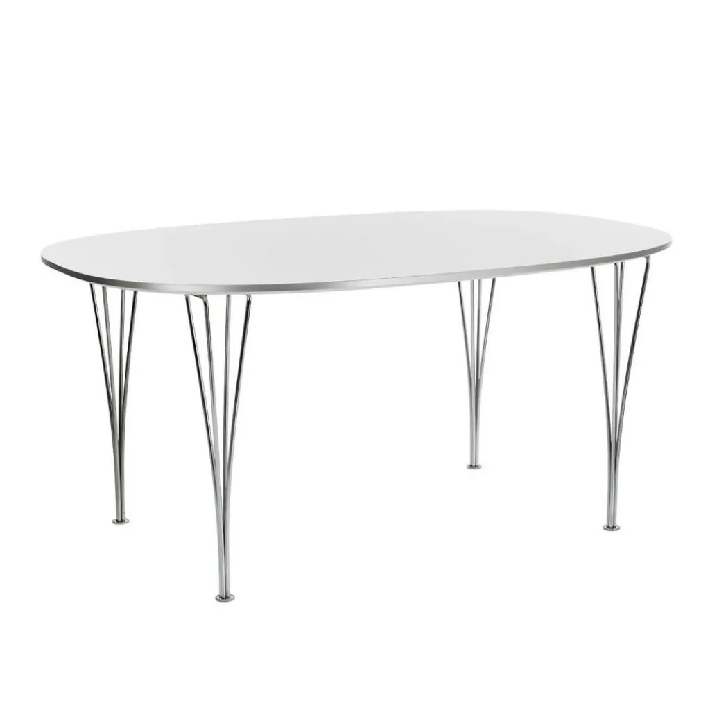 Tische|Esstische^Fritz Hansen B613 Super-elliptischer Tisch 180x120x72cm