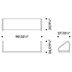 Gewürzregale^Artek 112B Wandregal