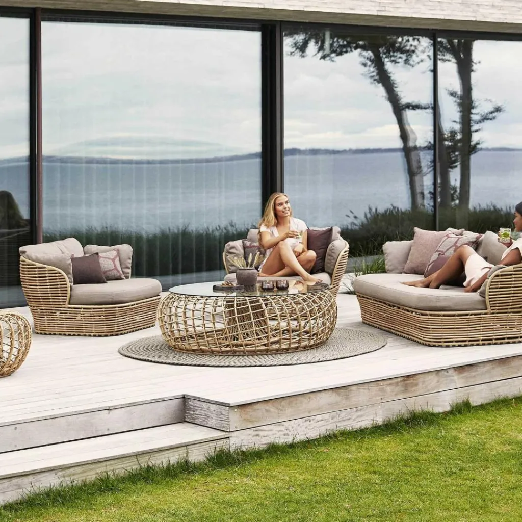 Cane-Line Basket Lounge Gartensessel| Outdoor-Sofas & Sessel