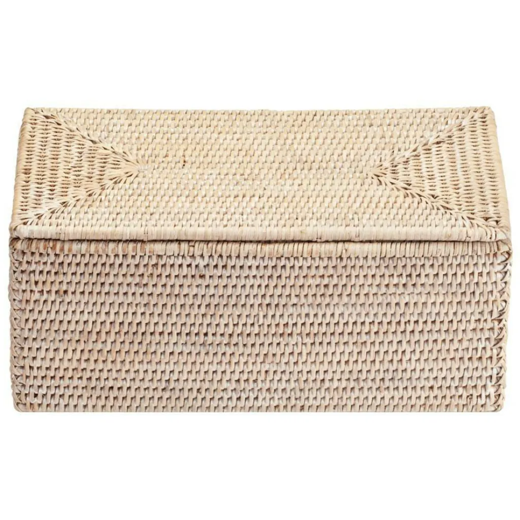 Decor Walther Basket UTBMD Rattan-Behälter mit Deckel| Körbe & Taschen