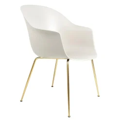 Stühle^Gubi Bat Schalenstuhl Gestell konisch messing