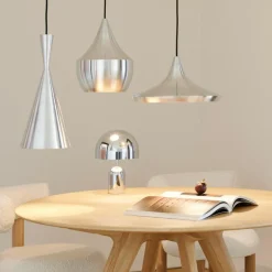 Pendelleuchten^Tom Dixon Beat Tall Unbeaten LED Pendelleuchte