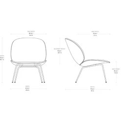 Gubi Beetle Lounge Sessel| Sessel