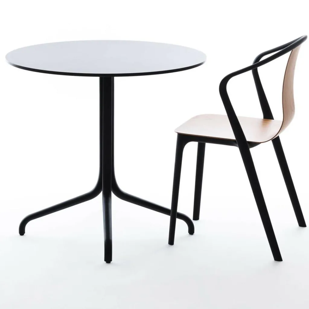 Vitra Belleville Armlehnstuhl Holz| Gartenstühle