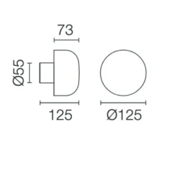 Deckenleuchten Außen|Deckenleuchten Außen^Flos Bellhop LED Außenwandleuchte
