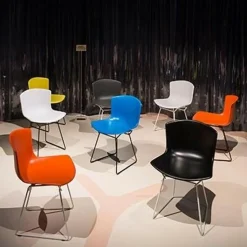Stühle^Knoll International Bertoia Plastic Stuhl Gestell schwarz