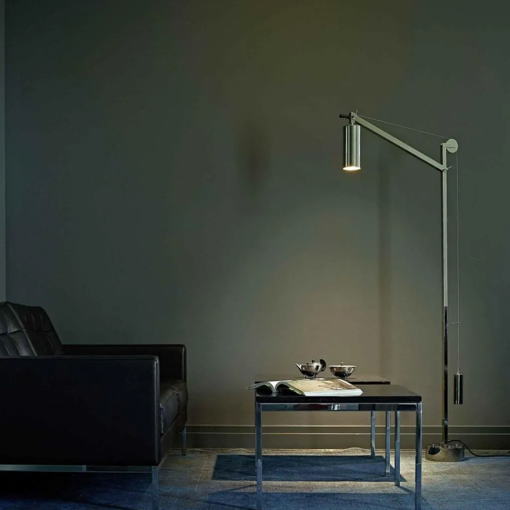 Stehleuchten^Tecnolumen BH 23 Bauhaus Stehleuchte mit Gegengewicht