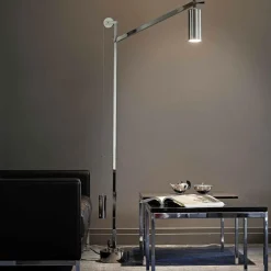 Stehleuchten^Tecnolumen BH 23 Bauhaus Stehleuchte mit Gegengewicht