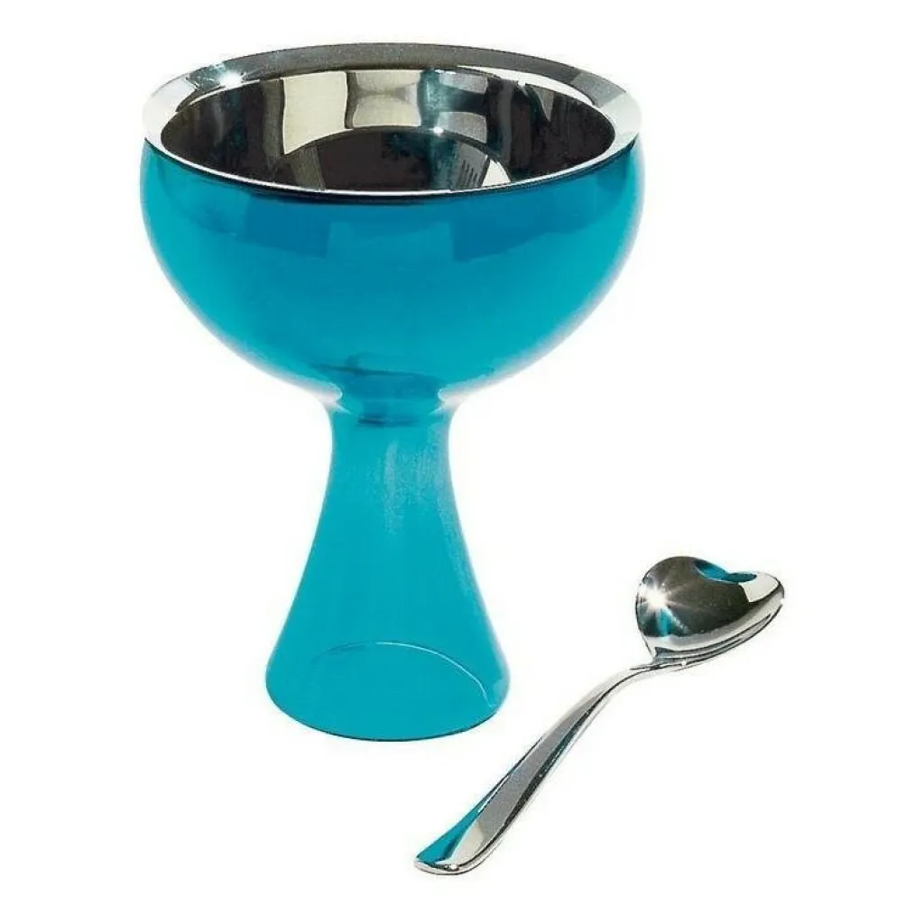 Schüsseln & Schalen^Alessi Big Love Eisbecher mit Löffel