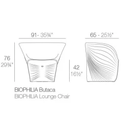 Vondom Biophilia Gartensessel| Outdoor-Sofas & Sessel