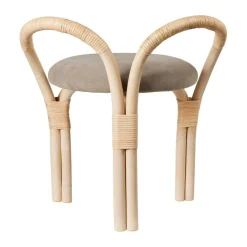 Gubi Bistra Hocker Gestell Natur| Hocker
