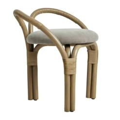 Hocker^Gubi Bistra Hocker Gestell Oliv