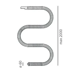 Bodenleuchten^Artemide Boalum LED Tischleuchte/ Bodenleuchte L 200cm