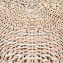 Gervasoni Bolla Rattan-Beistelltisch / Ottomane| Beistelltische|Tische