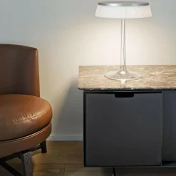 Tischleuchten|Nachttischleuchten^Flos Bon Jour LED Tischleuchte chrom matt