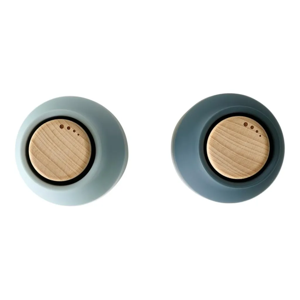 Audo Bottle Grinder Mühle 2er Set Deckel Buche| Salz & Pfeffer