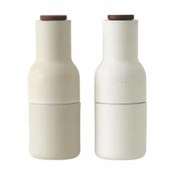 Audo Bottle Grinder Mühle 2er Set Keramik| Salz & Pfeffer