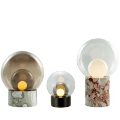 pulpo Boule Medium Bodenleuchte Sockel Marmor| Nachttischleuchten