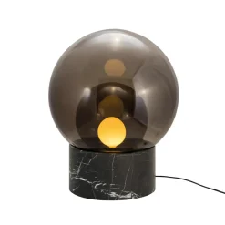 pulpo Boule Medium Bodenleuchte Sockel Marmor| Nachttischleuchten