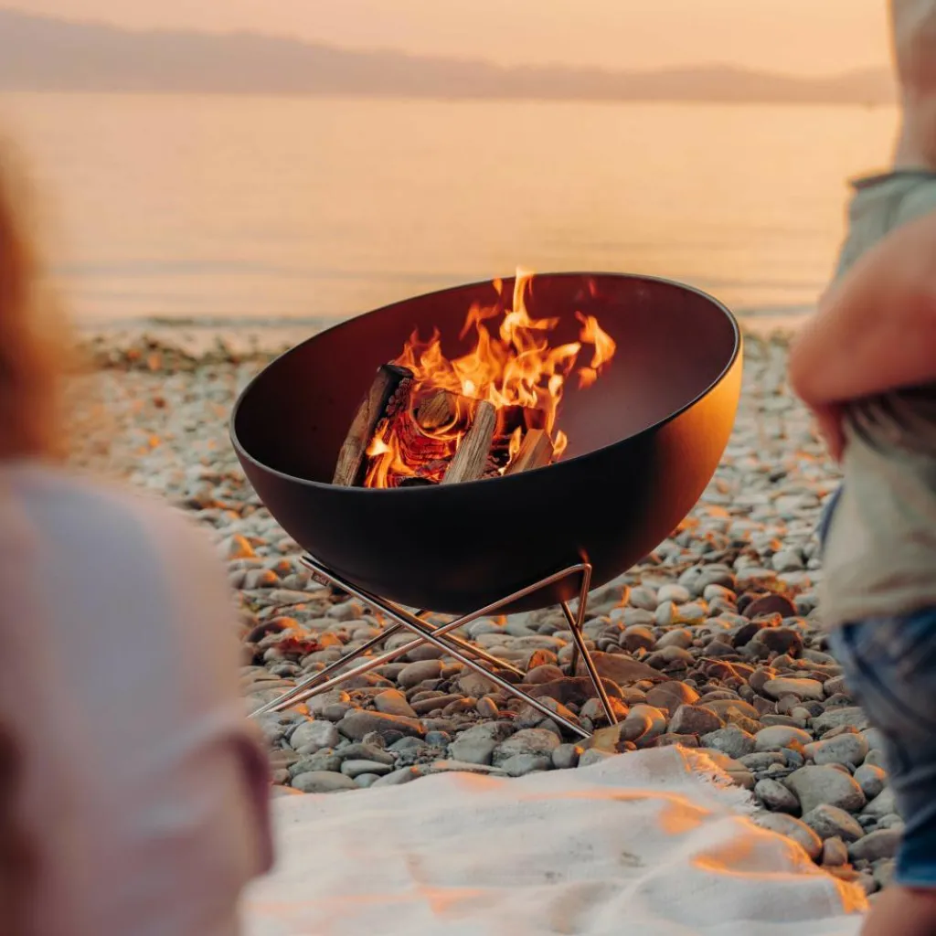 höfats Bowl 57 Feuerset flex mit Sternfuß und Dreibein| Grills & Feuerstellen