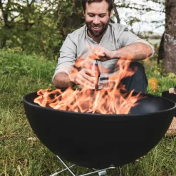 höfats Bowl 57 Feuerset flex mit Sternfuß und Dreibein| Grills & Feuerstellen