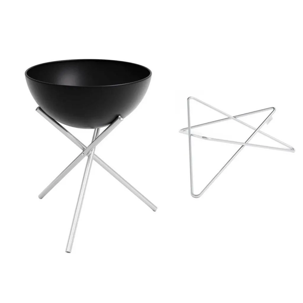 höfats Bowl 70 Feuerset flex mit Sternfuß und Dreibein| Grills & Feuerstellen