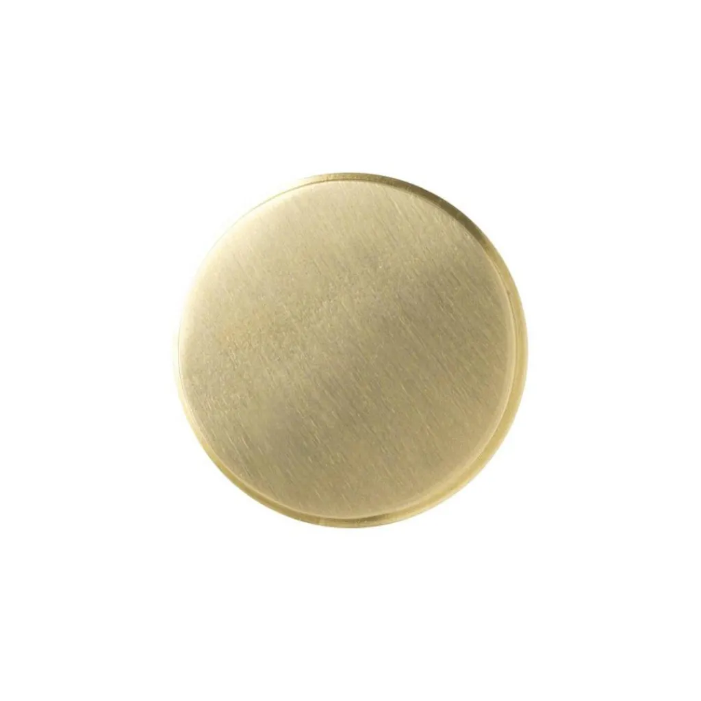 Haken & Bügel|Haken^Ferm Living Brass Wandhaken Ø 5cm