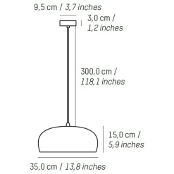 Pendelleuchten^Petite Friture Brush Pendelleuchte Ø 35cm