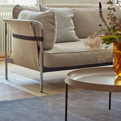 Sofas^HAY Can 2.0 2-Sitzer Sofa Gestell Stahl verchromt
