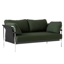 Sofas^HAY Can 2.0 2-Sitzer Sofa Gestell Stahl verchromt