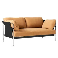 Sofas^HAY Can 2.0 2-Sitzer Sofa Gestell Stahl verchromt