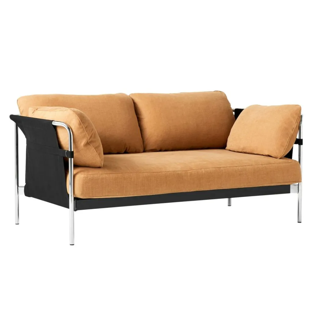 Sofas^HAY Can 2.0 2-Sitzer Sofa Gestell Stahl verchromt
