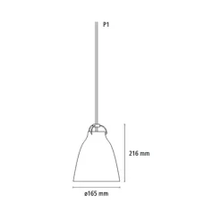 Pendelleuchten^Fritz Hansen Caravaggio™ P1 Pendelleuchte matt
