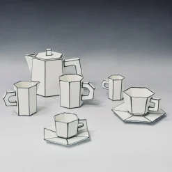 Geschirr^Serax Carte Blanche Espressotasse mit Untertasse 2er Set